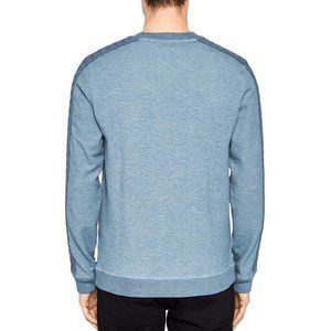 Ted Baker Men's SPANYAL CREW NECK SWEATSHIRT IN MID BLUE S/M/3